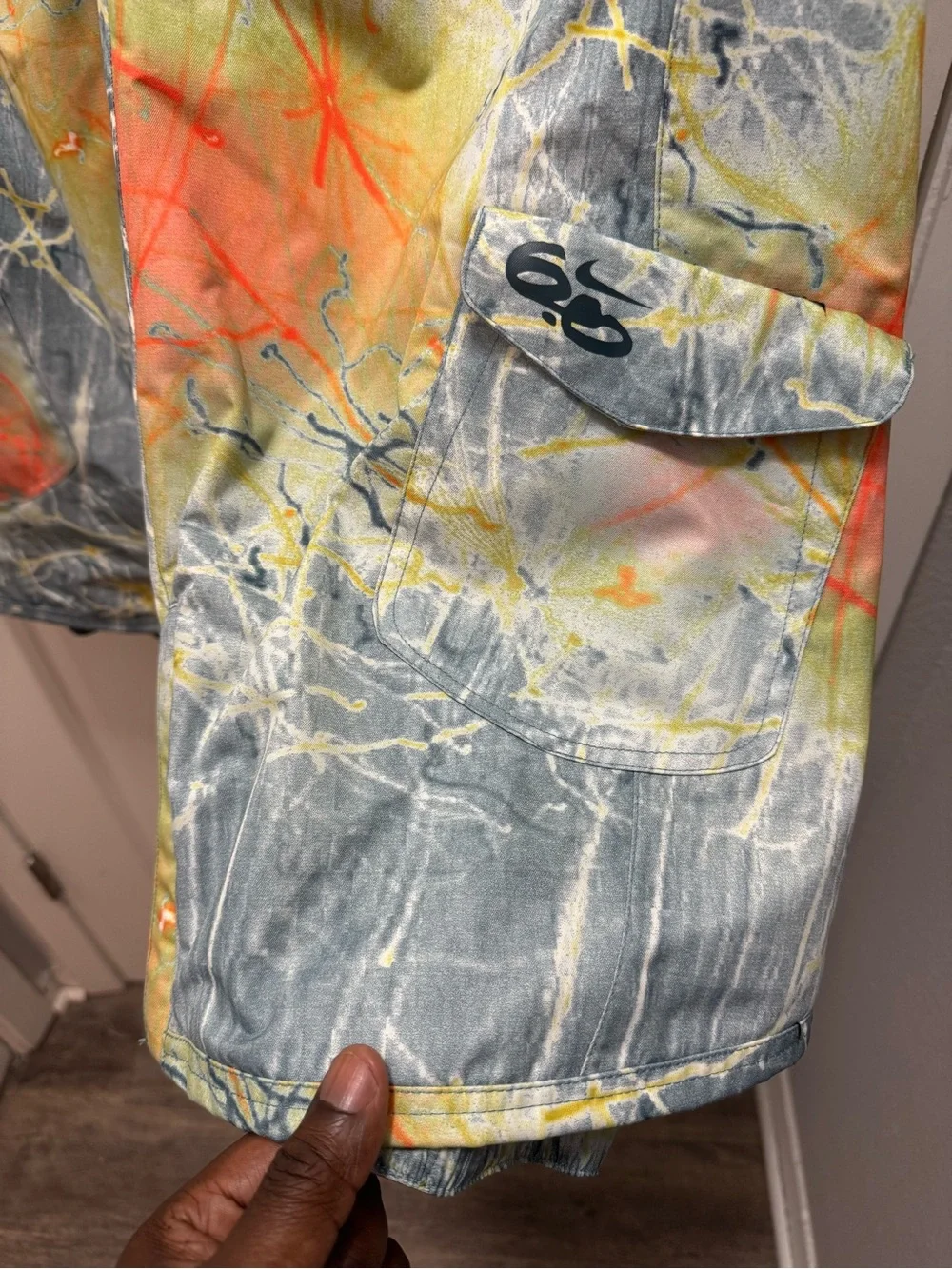 Vintage Nike 6.0 x Olivia Bee AOP Snowboard Pants  Abstract Pastel